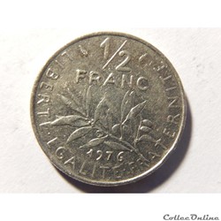 50 centimes Semeuse 1976