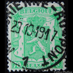 Belgique 00712 lion debout 70c de 1945