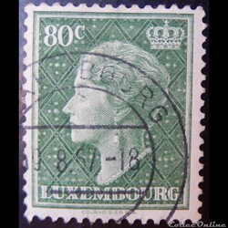 Luxembourg 00417 Grande Duchesse Charlotte 80c de 1949
