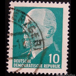 Allemagne RDA 00562 Walter Ulbricht 10pf de 1961