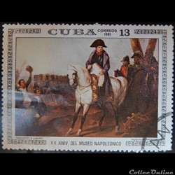 Cuba 02304 Napoléon à cheval 13c de 1981