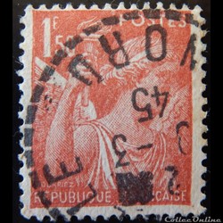 00652 Iris 1F50 rouge-brun 2ème série