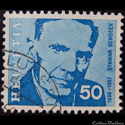 Suisse 00844 Othmar Schoeck (1886-1957) 50cts de 1969