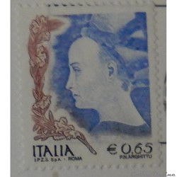 Italie 02702 femme dans l'art 0.65 € de 2004
