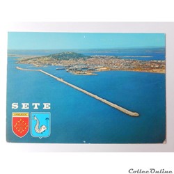 CP de l'Hérault, Sète, vue aérienne