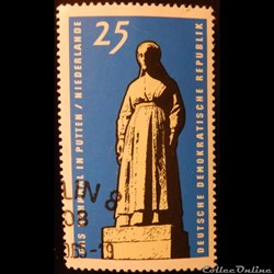 Allemagne RDA 00841 mémorial de Putten 25pf de 1965