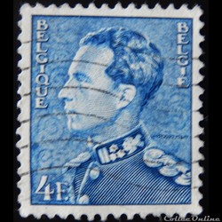 Belgique 00833 roi Léopold III 4F de 1950