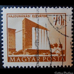 Hongrie 01008A ascensseur Hajdunanas, Budapest 70f de 1952