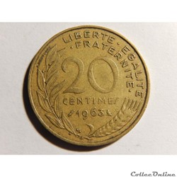 20 centimes Marianne 1963