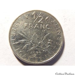 50 centimes Semeuse 1977