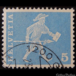 Suisse 00643 Messager de Fribourg 5cts de 1960