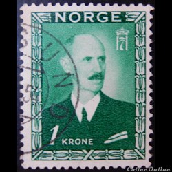 Norvège 00285 roi Haakon VII 1krone de 1946