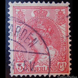Pays-Bas 00051 reine Wilhelmina 5c de 1899