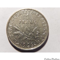 1 franc semeuse 1966