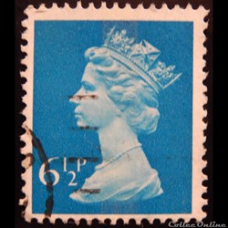 Royaume-Uni 00733 reine Elisabeth II 6 1/2p de 1974