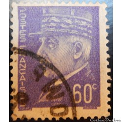 00509 Pétain, type Hourriez, 60c violet