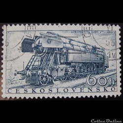 Tchécoslovaquie 00879 Locomotive Rady 477.0 1955 60 h de 1956