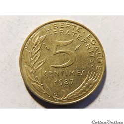 5 centimes Marianne 1987
