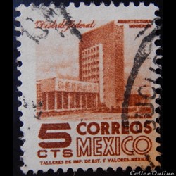 Mexique 00628 lycée à Mexico-city 5c de 1950