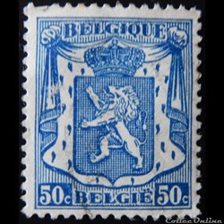 Belgique 00426 lion debout 50c de 1936