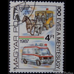 Hongrie 03105 service de secours 4ft de 1987