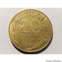 20 centimes Marianne 1983