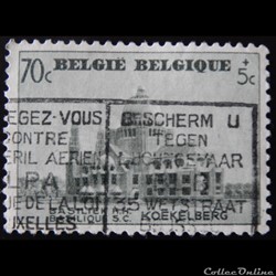 Belgique 00473 basilique de Koëkelberg 70+5c de 1938