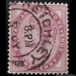 Royaume-Uni 00073 reine Victoria 1d de 1881
