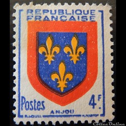 00838 Blason d'Anjou 4F