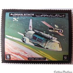 Ajman State 01302A navette spatiale 25D de 1972