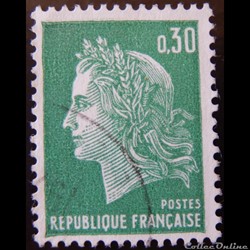 01611 La République de Cheffer 0.30F vert de 1969