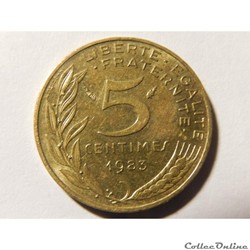 5 centimes Marianne 1983