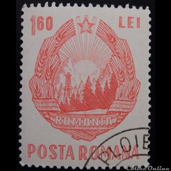 Roumanie 02358 Armoirie 1.6 Lei de 1967