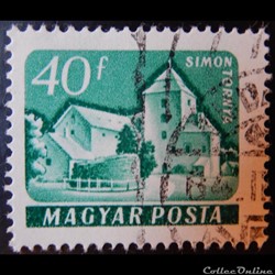 Hongrie 01337A Simontornya 40f de 1961