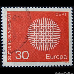 Allemagne RFA 00484 Europa CEPT 30pf de 1970