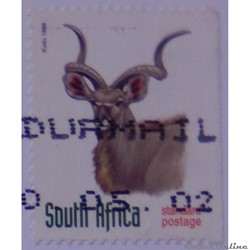 Afrique du Sud 01001 Grand Koudou valeur standard de 1998
