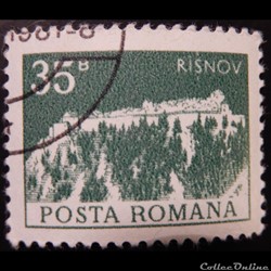 Roumanie 02760 Citadelle de Risnov 35 Bani de 1973