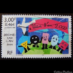 03260 Dessine-moi l'an 2000 3 F - 0,46 €