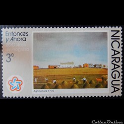 Nicaragua 01045 200 ans de progrès agricoles 3c de 1976