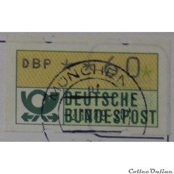 Allemagne RFA DI0001 symbole postal 60pf de 1981