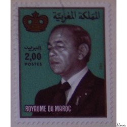 Maroc 00938 roi Hassan II 2.00d de 1983