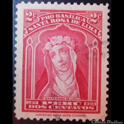 Pérou B0345 Santa Rosa 2c de 1937