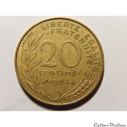 20 centimes Marianne 1964