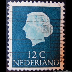 Pays-Bas 00600A reine Juliana 12c de 1954