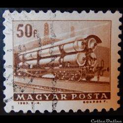 Hongrie 01559 wagon citerne 50f de 1963