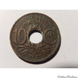 10 centimes Lindauer 1922