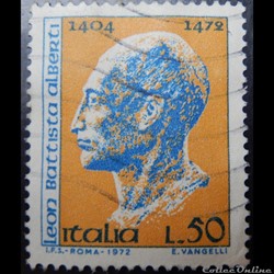 Italie 01118 Léon Battista Alberti 50 lires de 1972