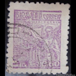 Brésil 00465D industrie de l'acier 0.60C de 1946