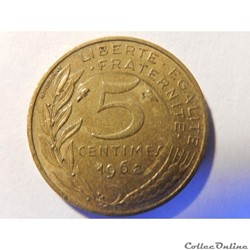 5 centimes Marianne 1968