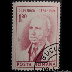 Roumanie 02859 Dr C.I. Parhon (1874-1969) physicien 1.30 Lei de 1974